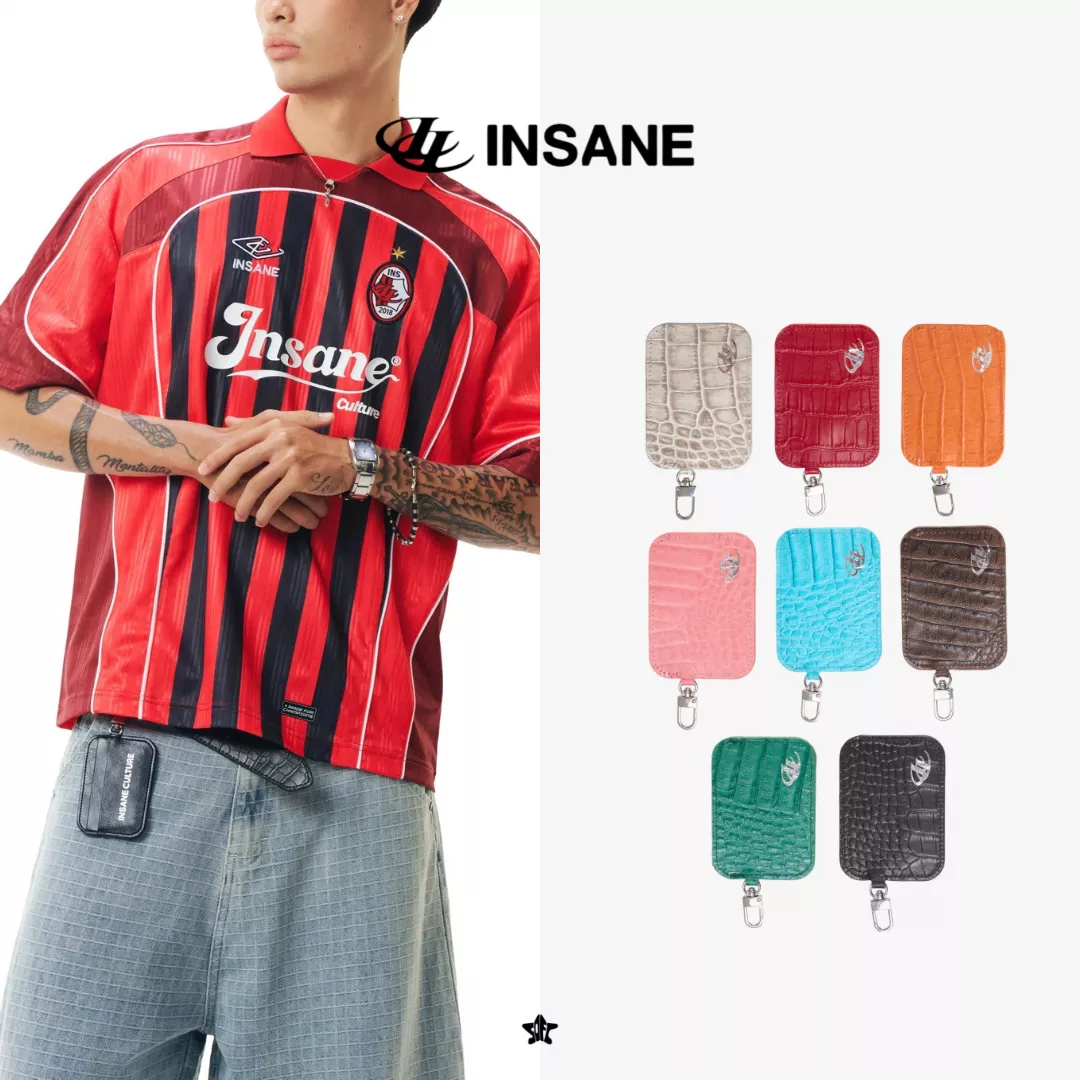 INSANE Card Holder手工真皮立體壓紋證件卡夾