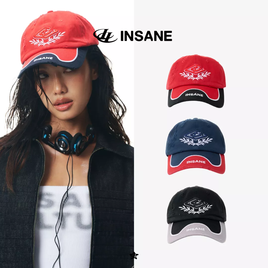 INSANE Sport Logo Cap水洗純棉刺繡經典老帽