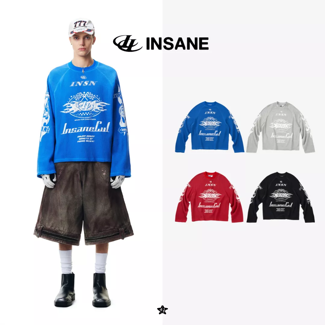 INSANE Racing Waffle Long Sleeve賽車華夫格長袖上衣