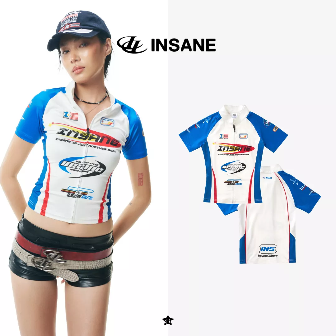 INSANE Sponsor W Jersey美式賽車女子修身運動球衣