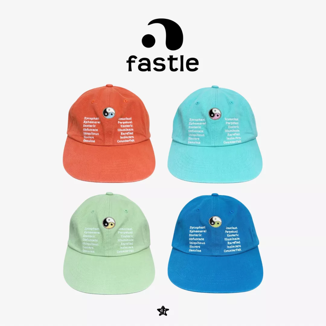 FASTIE Yin Yang Washed Cap陰陽水洗棒球帽(2026 ss NEW Color)