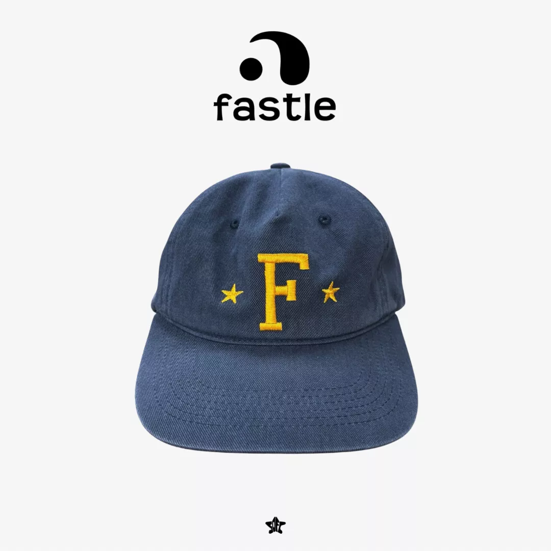 FASTIE F Star 5Panel Washed Cap星星水洗五分割帽