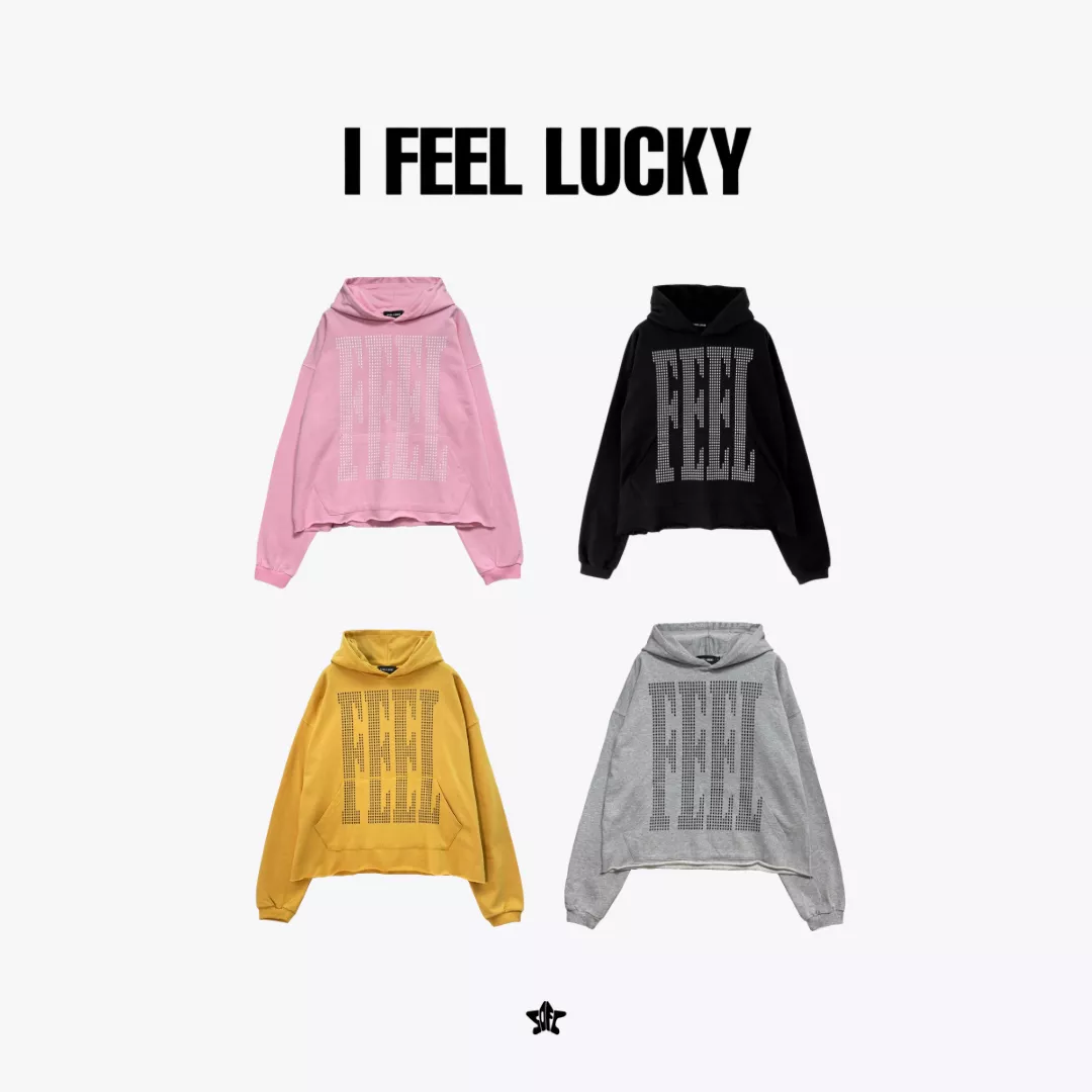 I FEEL LUCKY Feel star hoodie星星連帽上衣