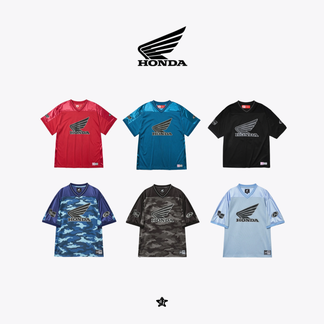 HONDA Original Wing Logo Mesh Short Sleeve Tee經典羽翼標誌網眼短袖上衣