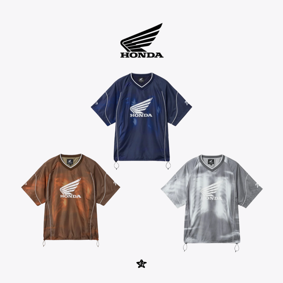 HONDA X-Ray Graphic Piping Line Short Sleeve T-Shirt X光圖案滾邊短袖上衣