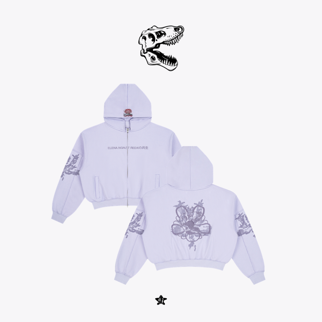 TREDX SAKUSHI ZIPPED HOODIE寬版連帽拉鍊外套