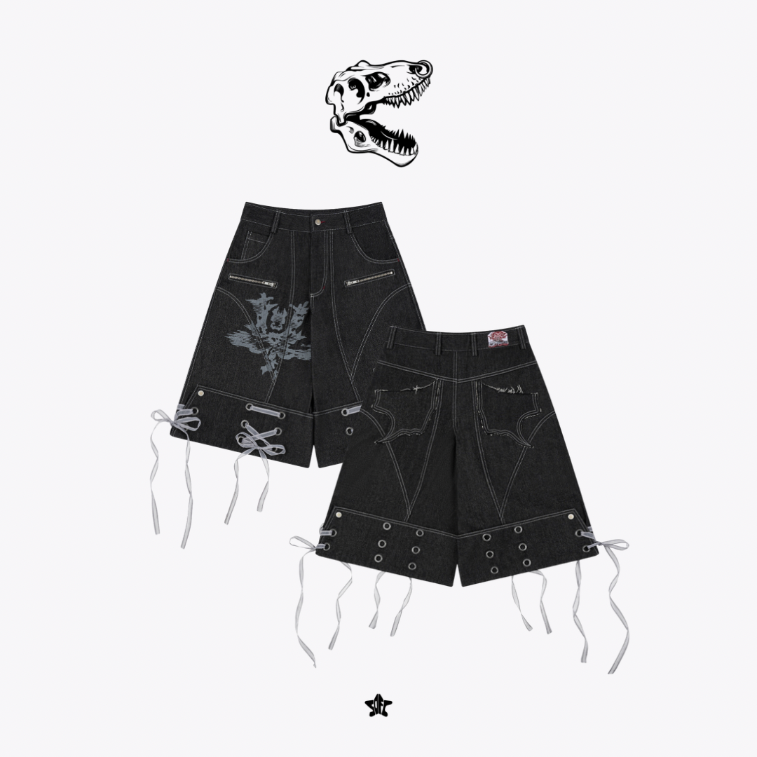TREDX KYO JORTS 綁帶多穿法牛仔短褲