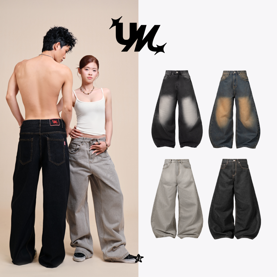 U2M2 Wide Leg Jeans寬管牛仔褲