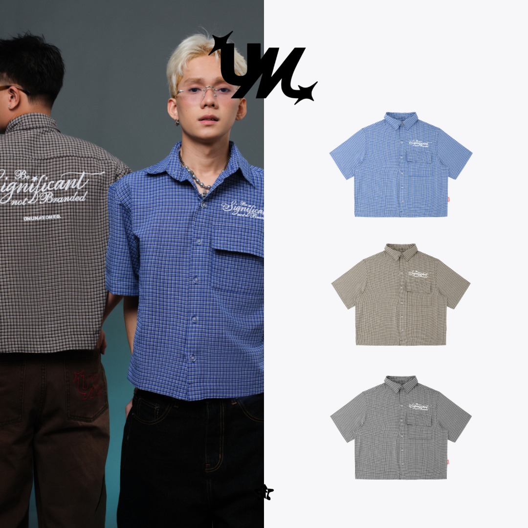 U2M2 SIGNIFICANT SS1 Boxy Short Sleeve Shirt寬版短袖格紋襯衫