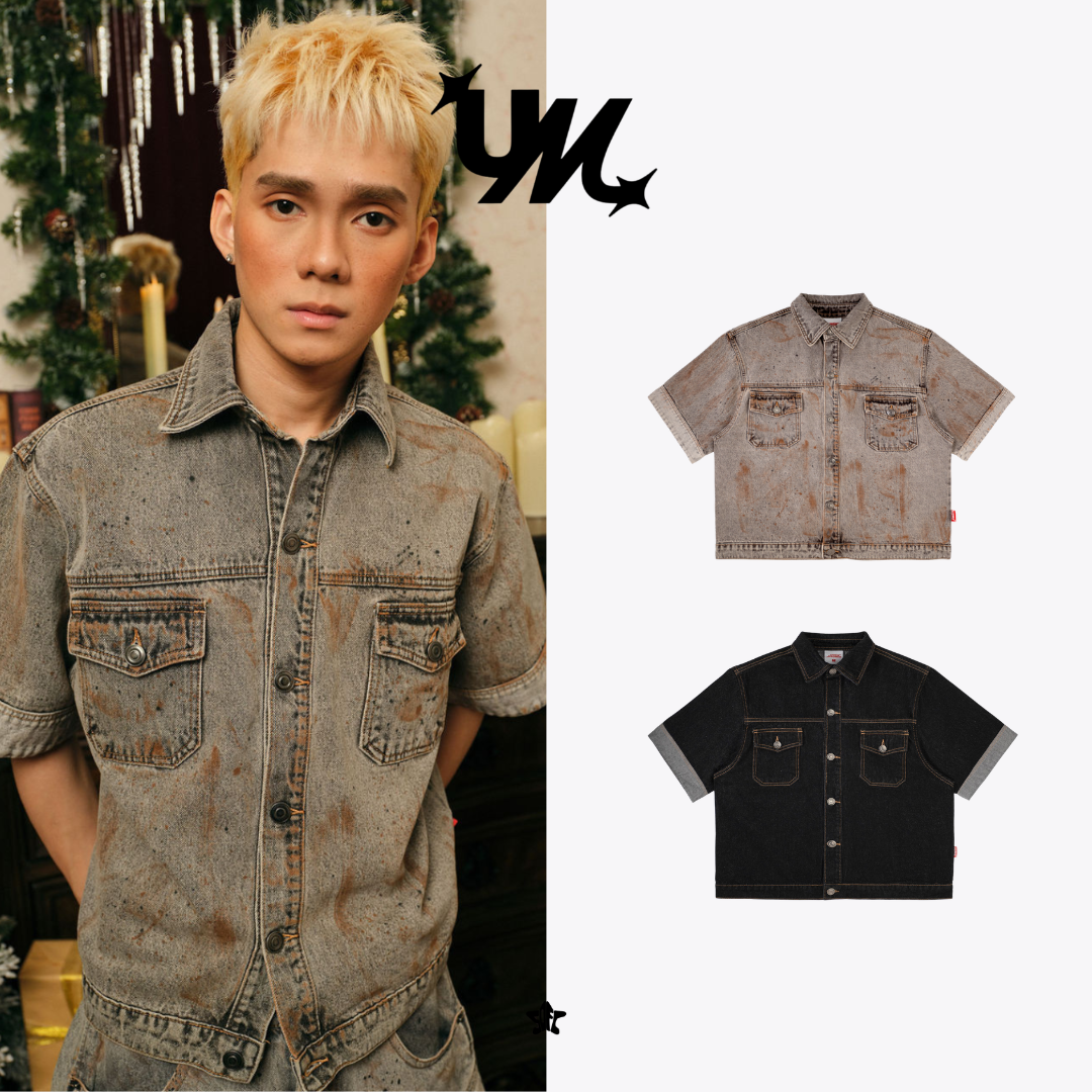 U2M2 Cuffed Denim Shirt反折袖牛仔襯衫