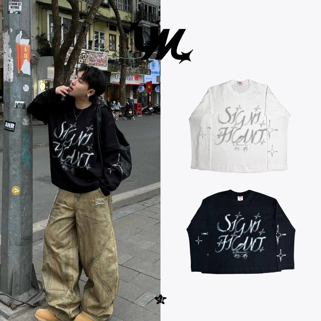 U2M2 SAID Double Sleeve Long Sleeve T-Shirt假兩件長袖上衣
