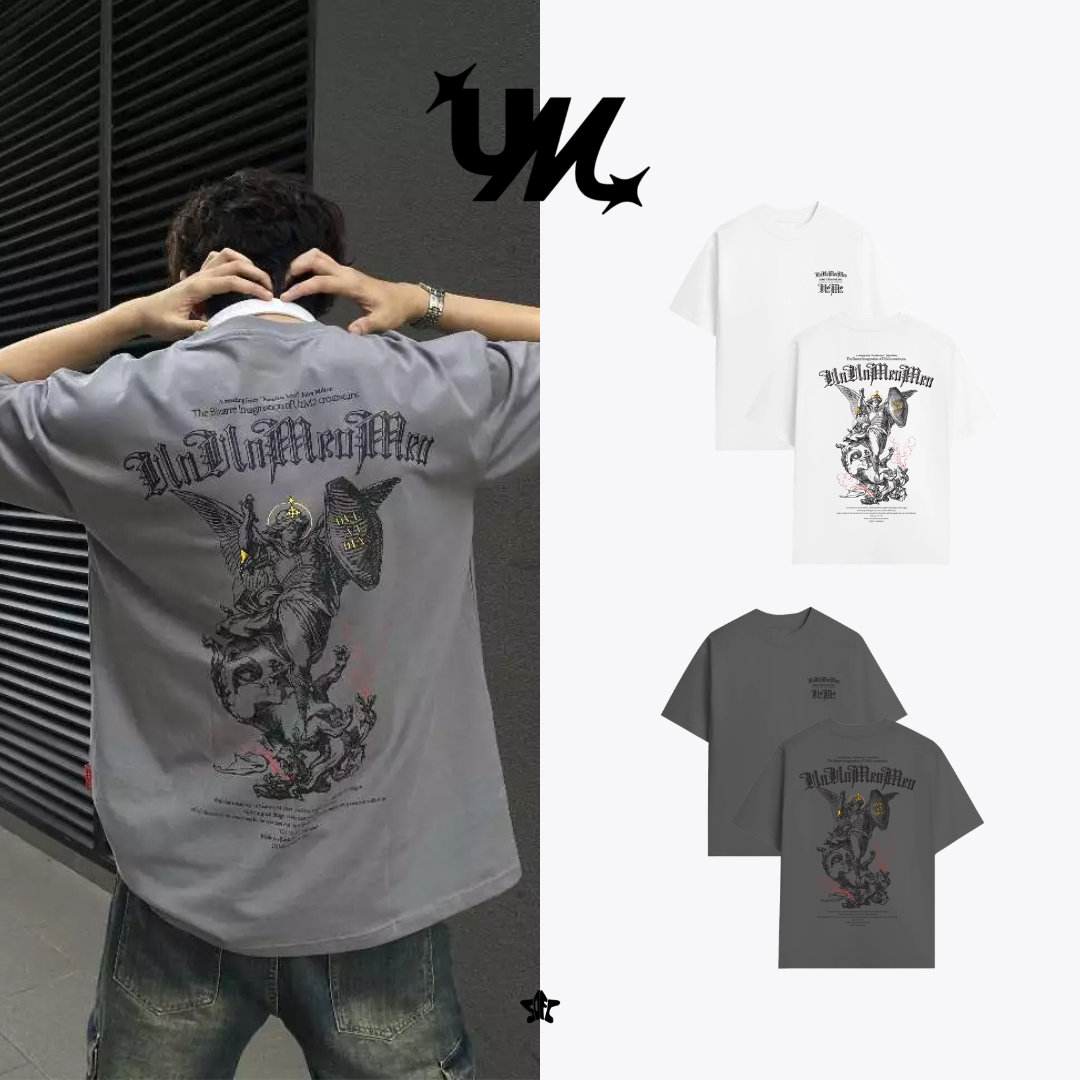 U2M2 Angel Oversize T-Shirt天使寬版短袖上衣