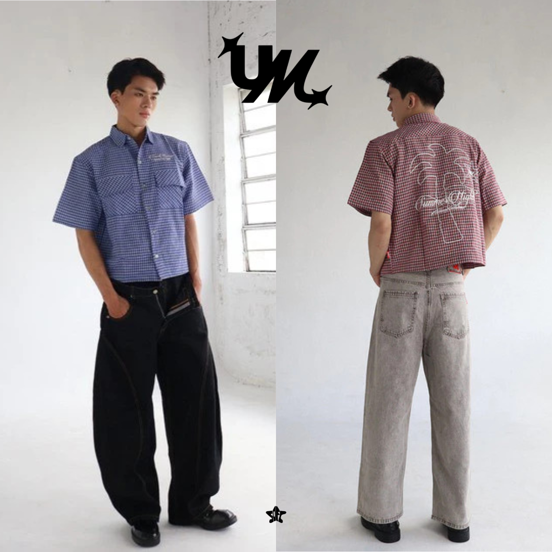 U2M2 Summer Night Boxy Short Sleeve Shirt夏夜寬版短袖襯衫
