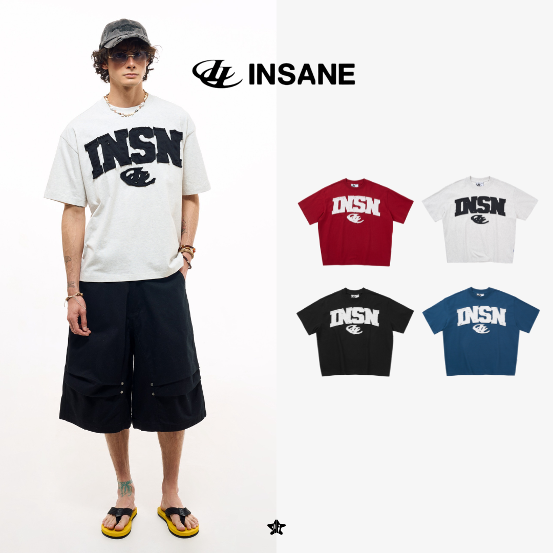 INSANE INSN Tee貼布繡短袖上衣