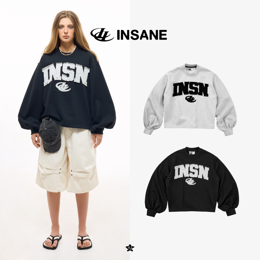 INSANE INSN Long Sleeve貼布繡長袖上衣