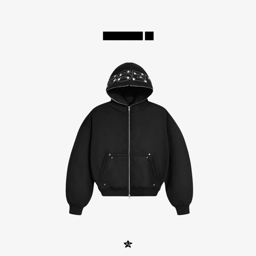 ISSEY The Starry Zip Hoodie星星拉鍊連帽外套