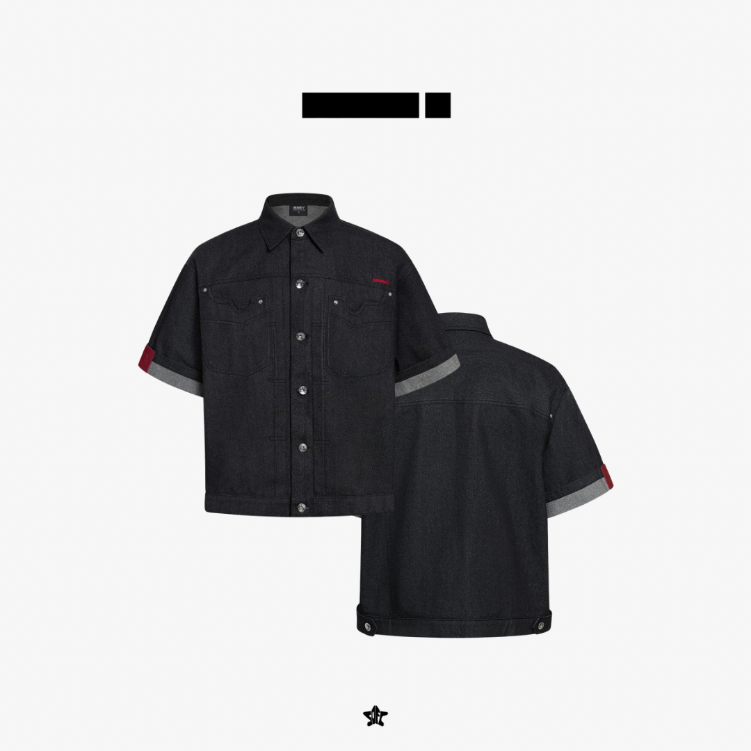ISSEY Fold Denim Shirt反摺牛仔襯衫