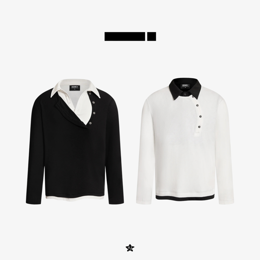 ISSEY Dual Collar Polo LS雙層領長袖Polo衫