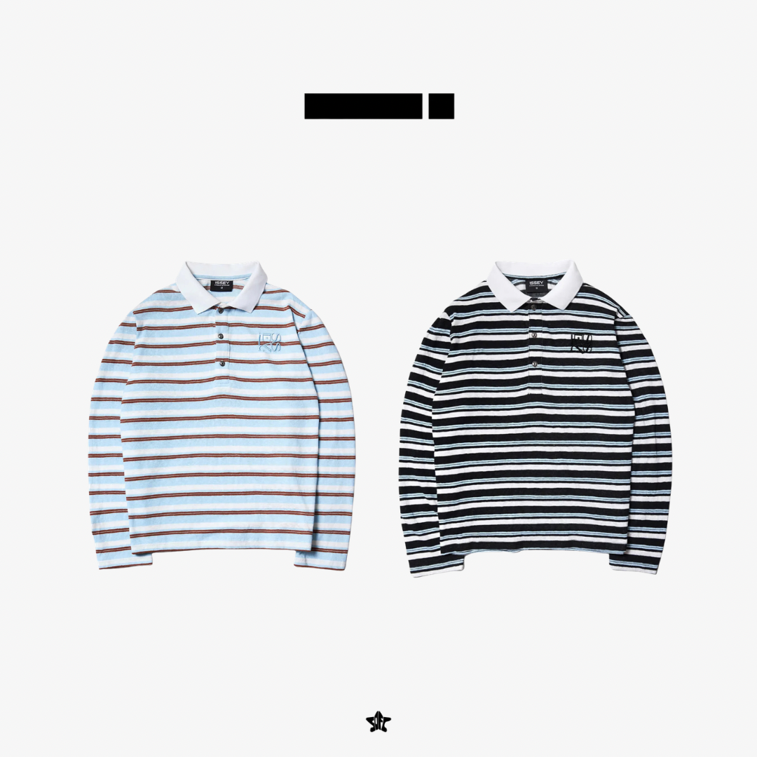 ISSEY Current Stripe Polo LS潮流條紋長袖Polo衫