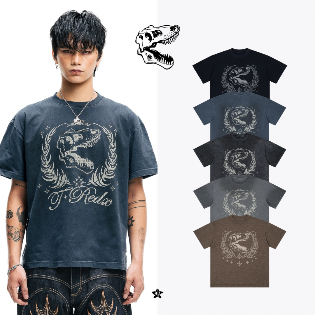 T.REDX LAUREDX RIB BOXY T-SHIRT羅紋短袖上衣