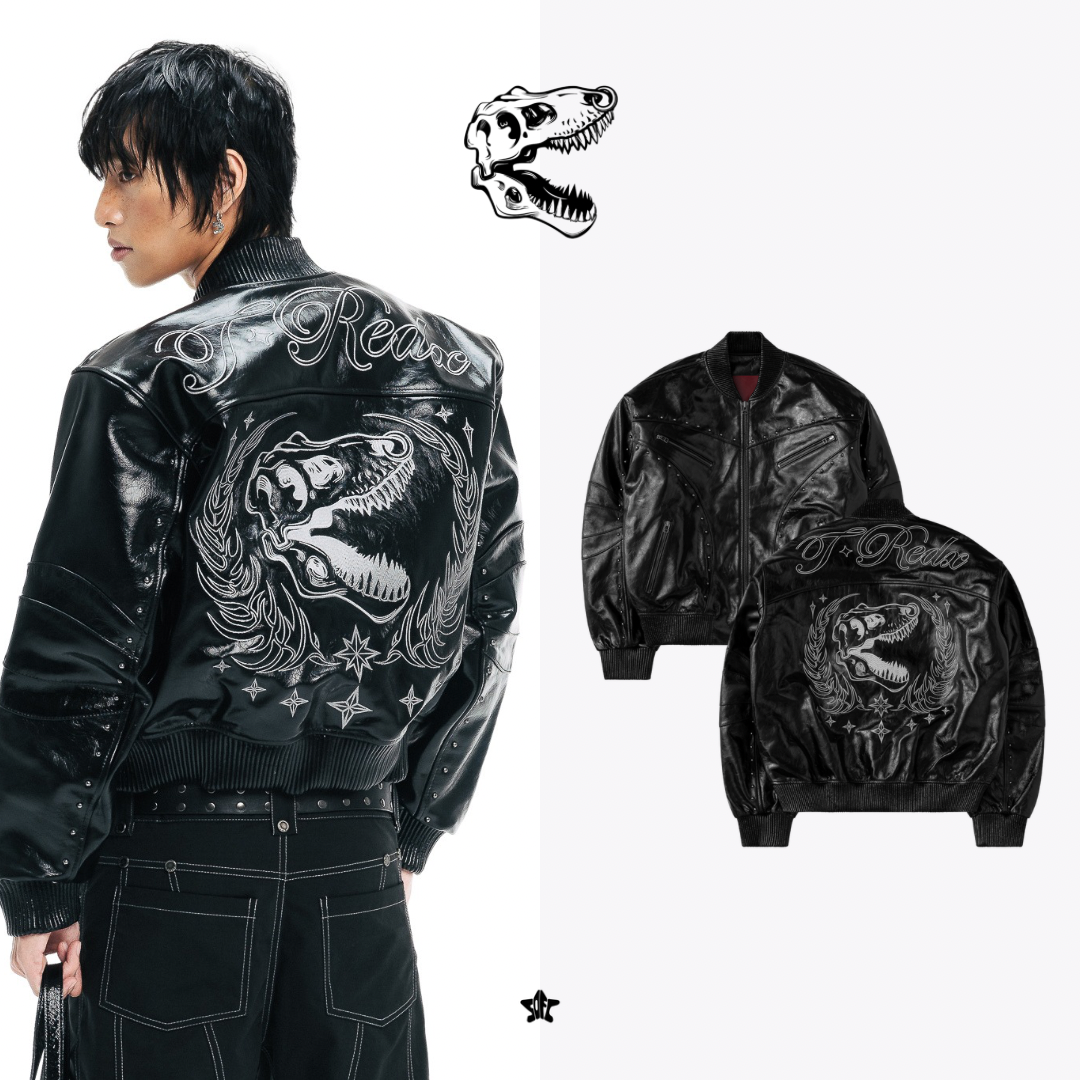 T.REDX ARMOREDX LEATHER JACKET真皮飛行外套