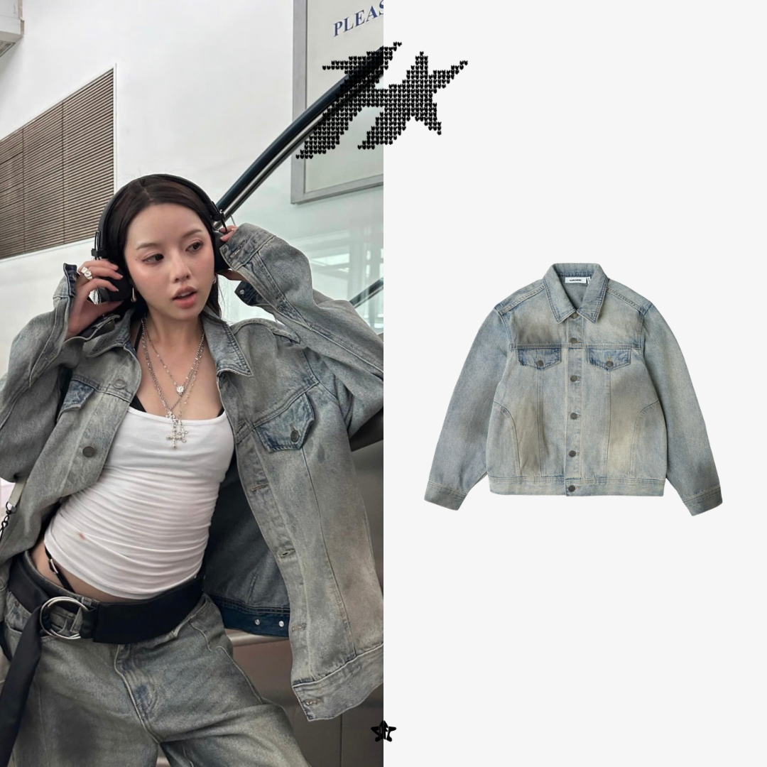 HADES ASTRAL DENIM JACKET水洗牛仔外套