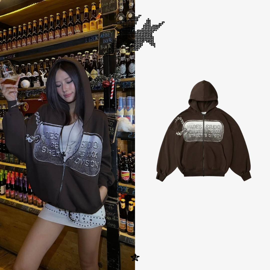 HADES ENLISTED ZIP HOODIE拉鍊連帽外套