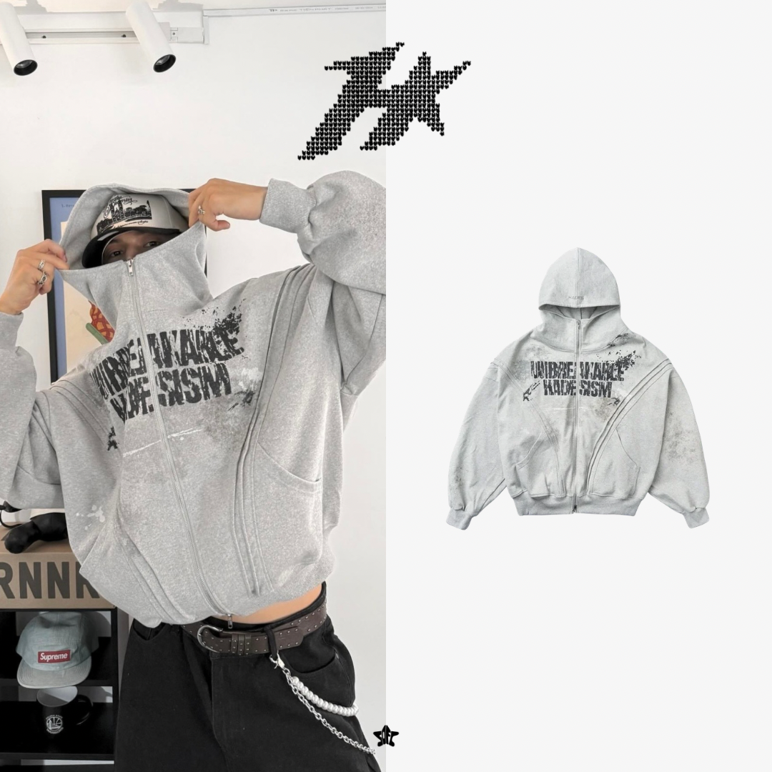 HADES ROCK SOLID ZIP HOODIE堅若磐石拉鍊連帽外套