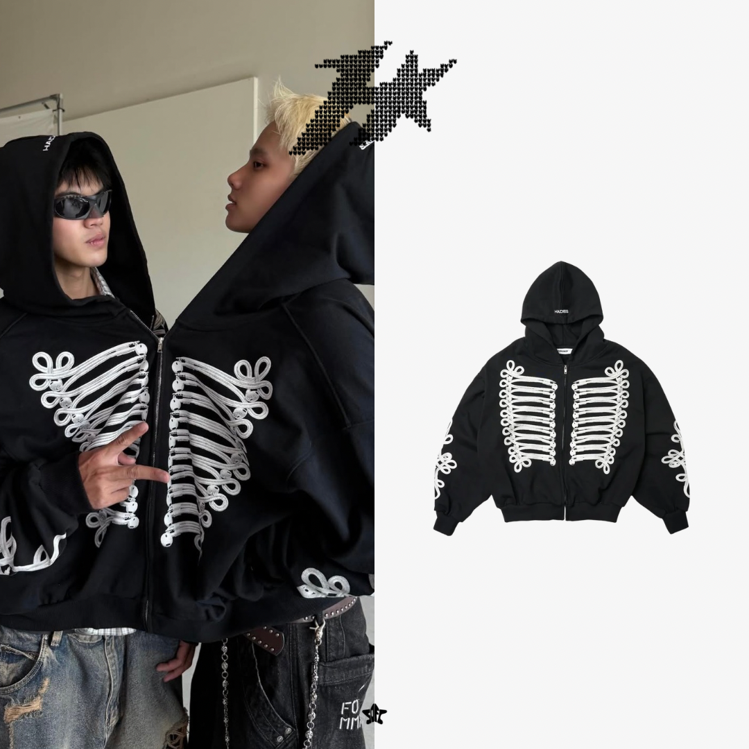 HADES PARADE ZIP HOODIE遊行拉鍊連帽外套