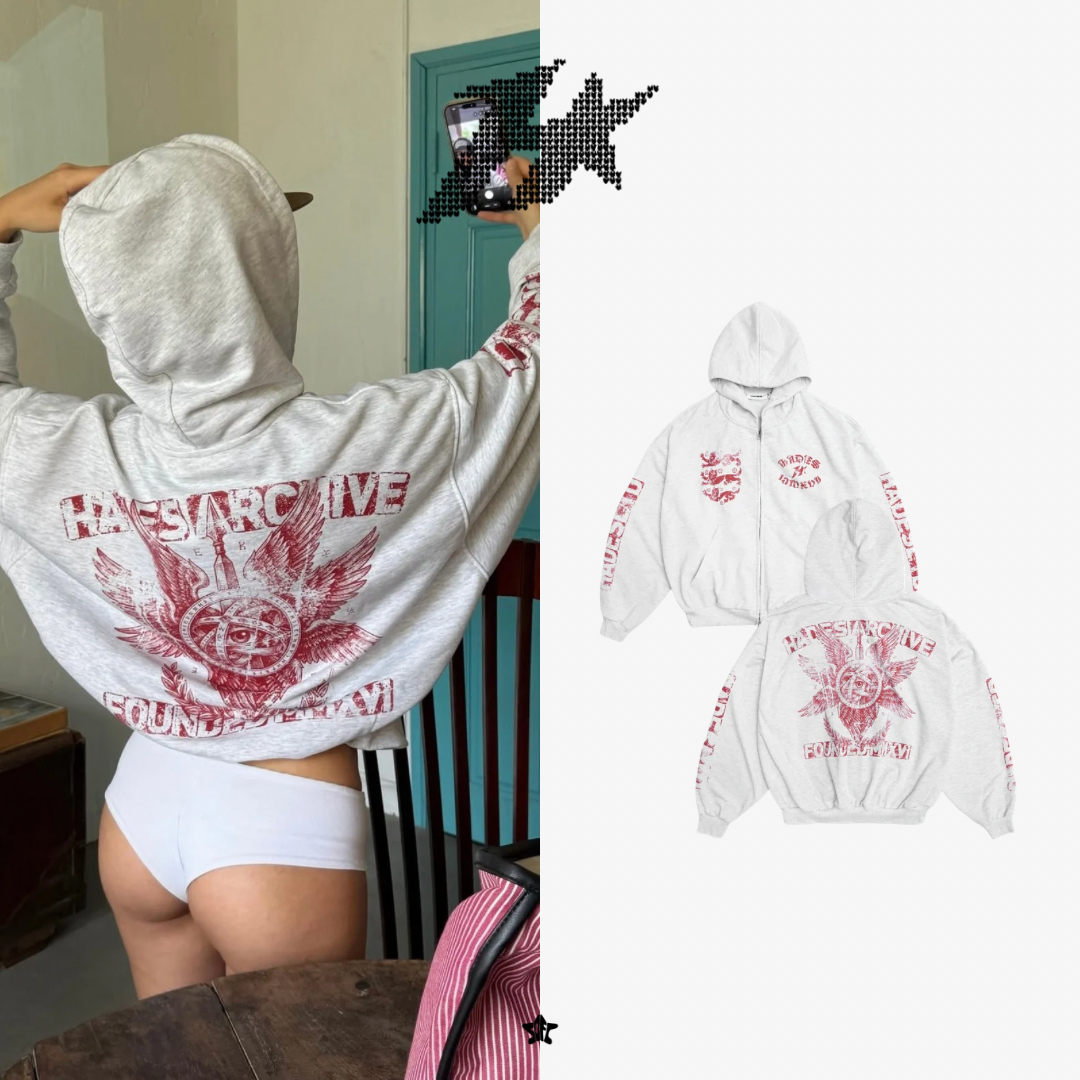 HADES DIVINE GAZE ZIP HOODIE神聖凝視拉鍊連帽外套