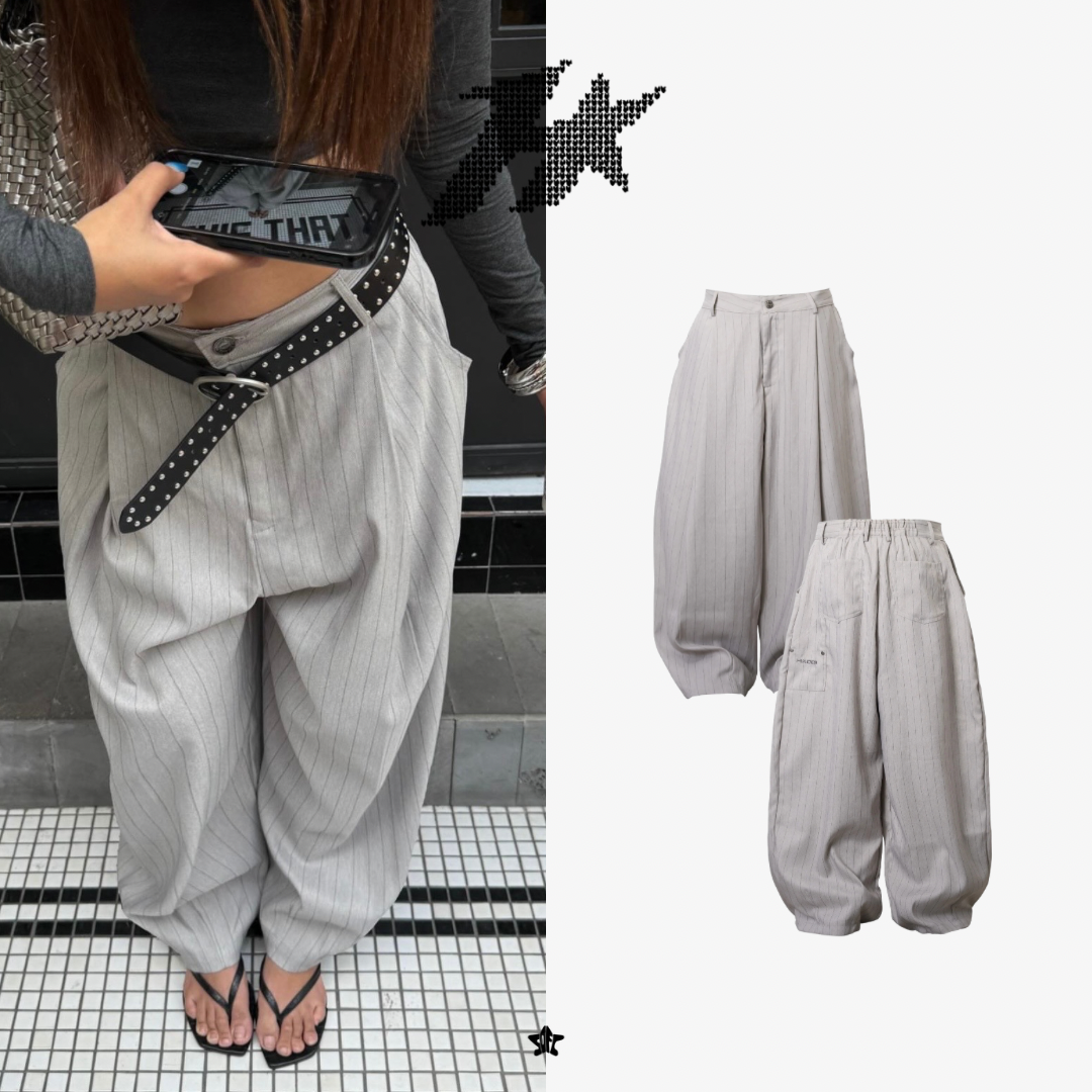HADES BESTILO PINSTRIPE TROUSERS貝斯提洛細條紋西裝褲