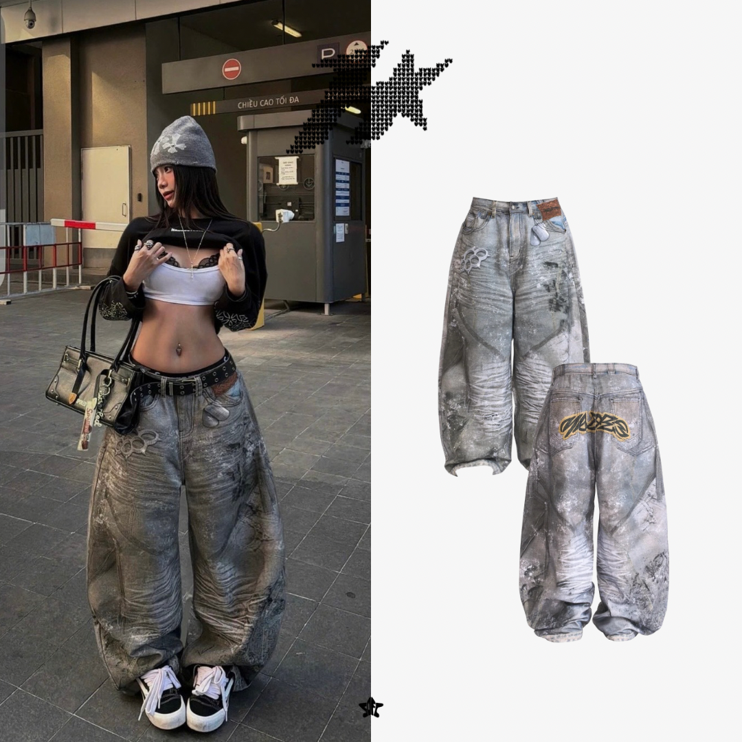 HADES WRECKAGE JEANS廢墟破損牛仔褲