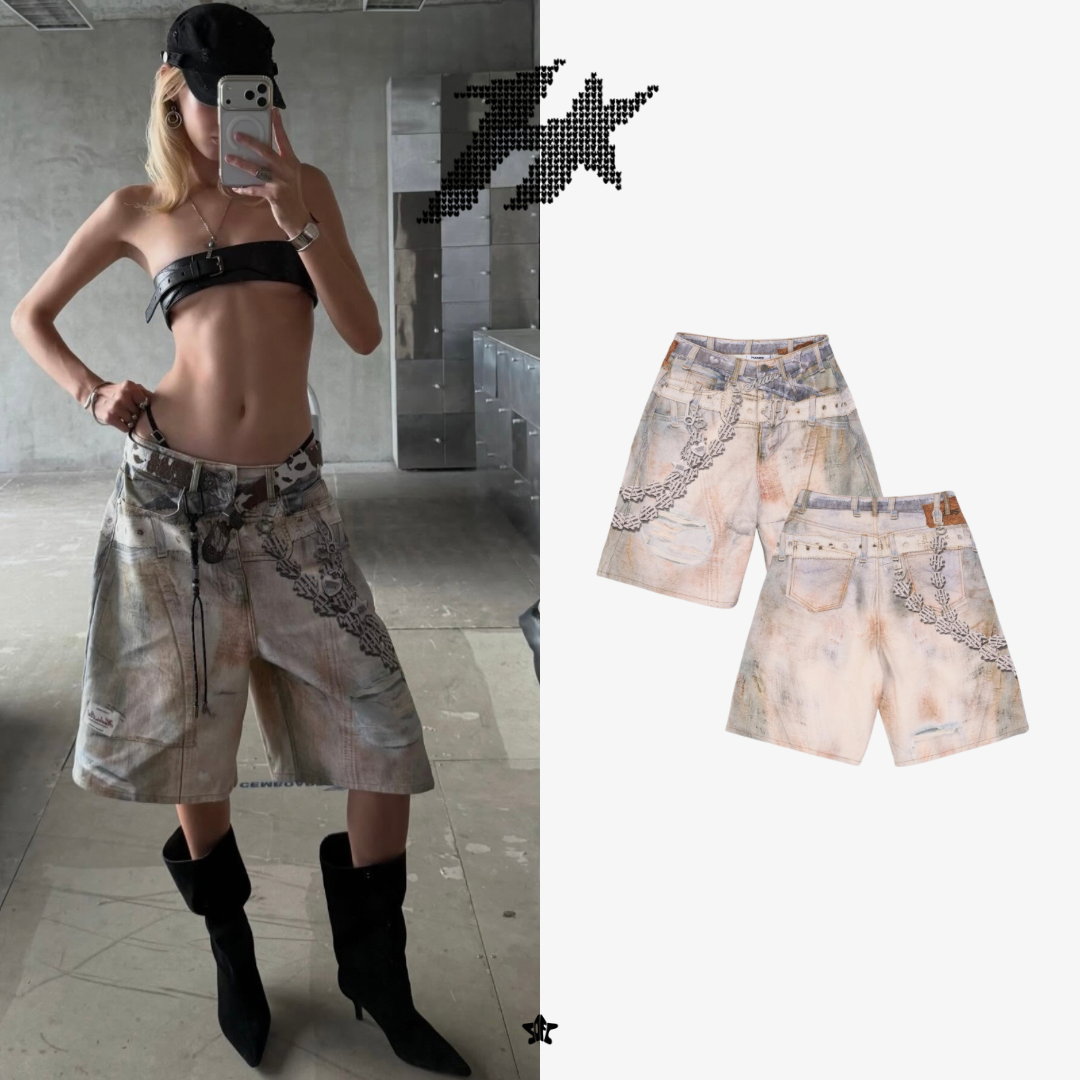HADES NORMAD DENIM SHORTS遊牧牛仔短褲