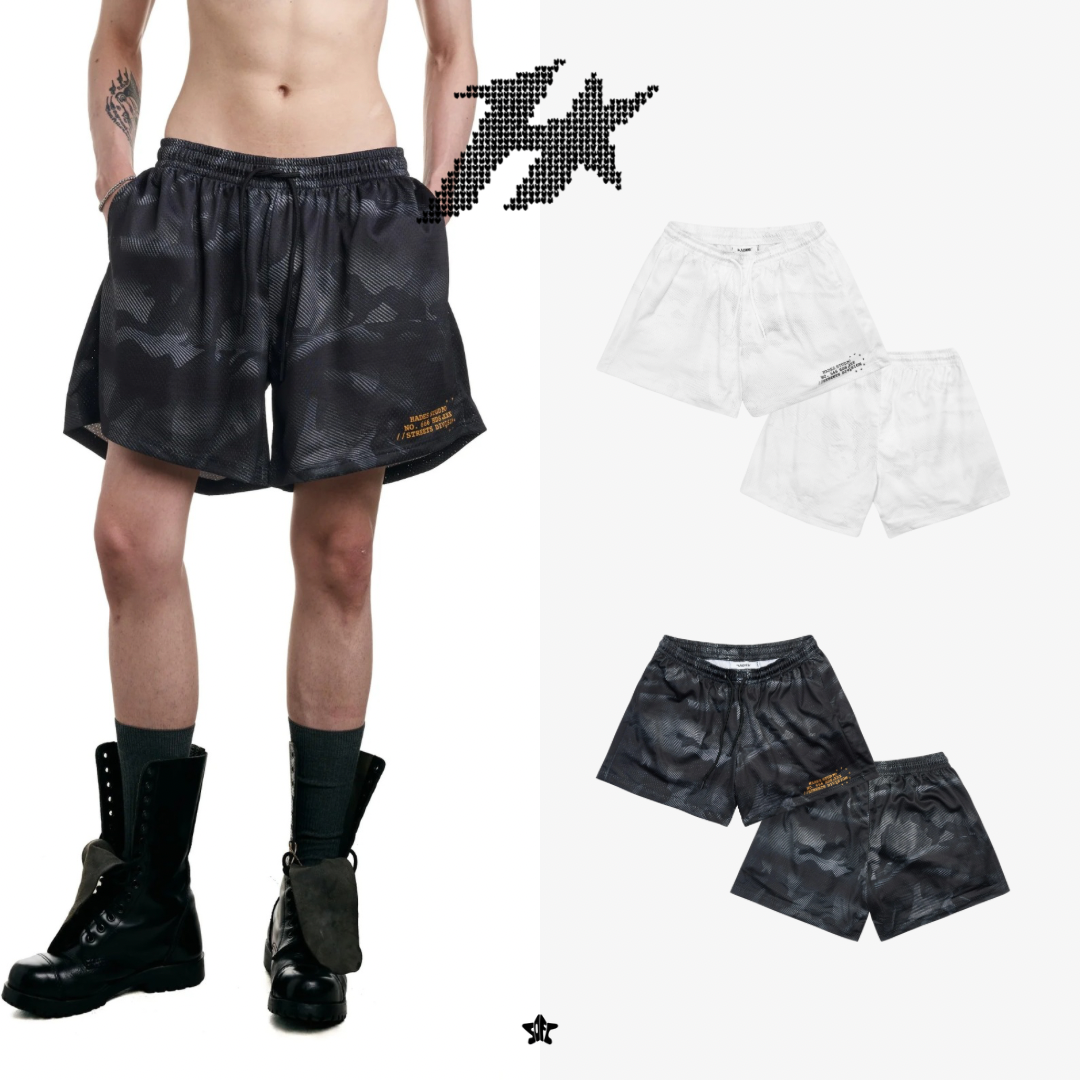HADES CAMO MESH SHORT迷彩網眼短褲