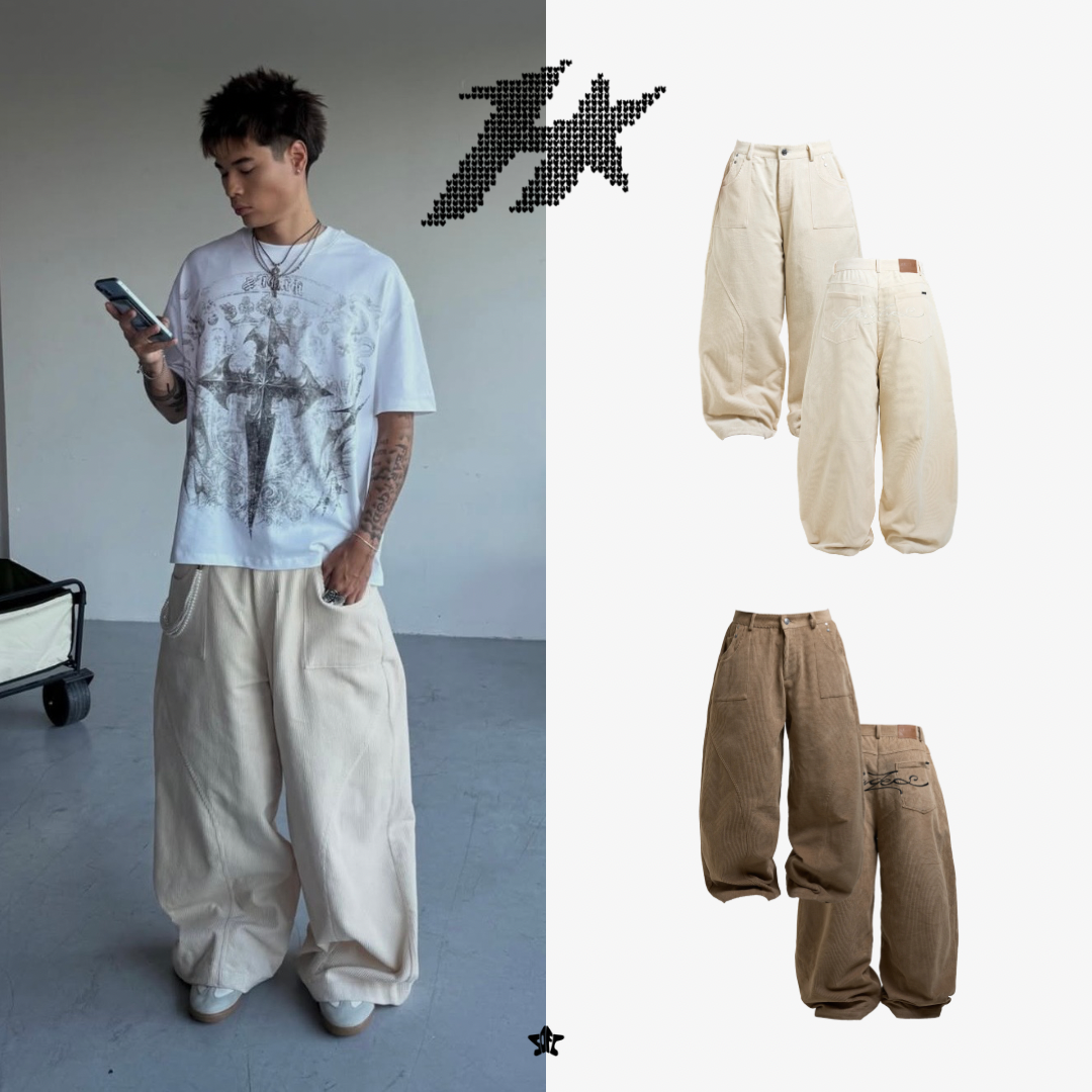 HADES SEPIA SERENITY PANTS棕褐寧靜燈芯絨褲