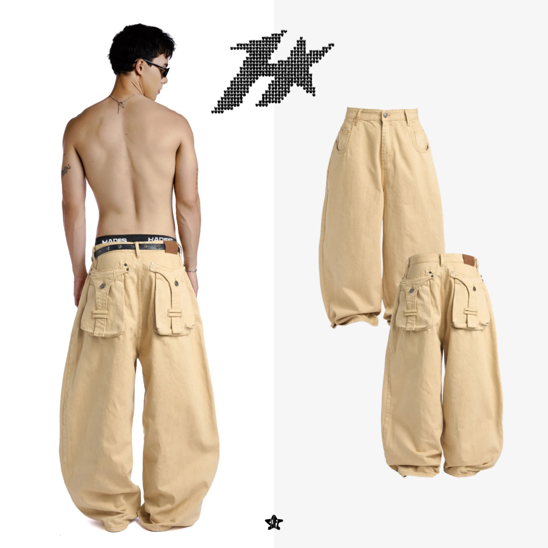 HADES JUMBO FIT DENIM PANT寬版牛仔褲