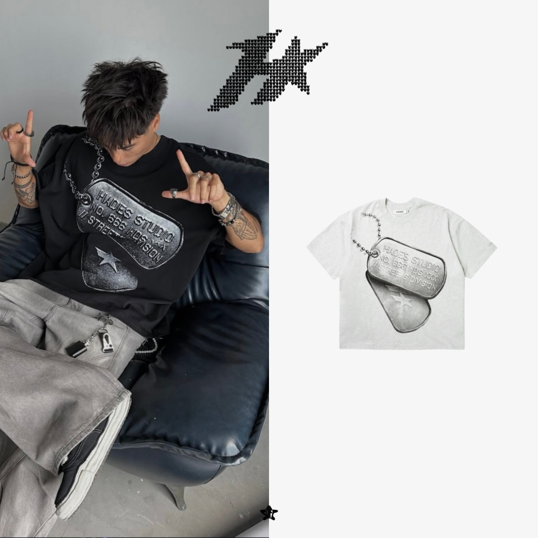 HADES ENLISTED TEE軍籍牌上衣