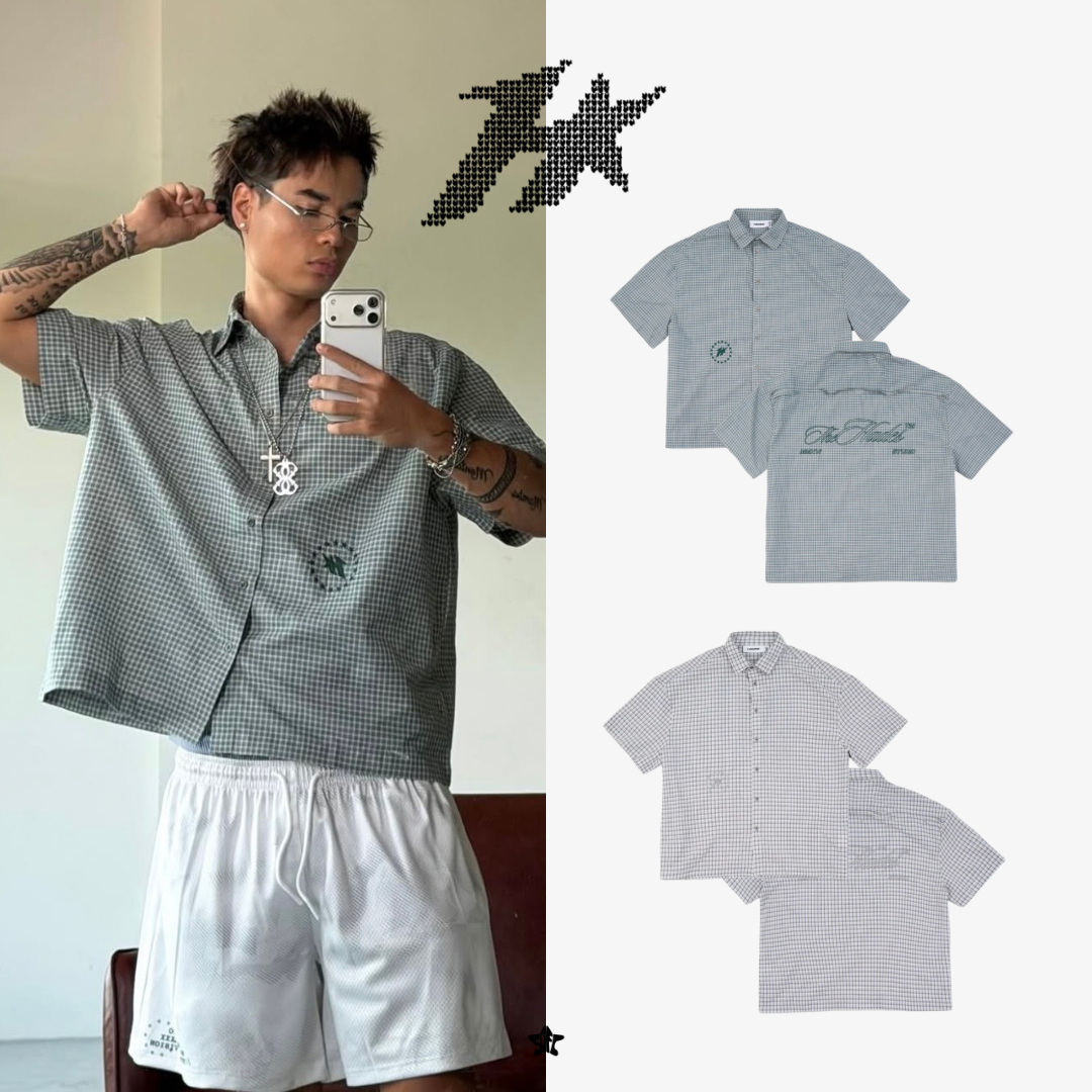 HADES URBAN LINES SHIRT都市格紋短袖襯衫