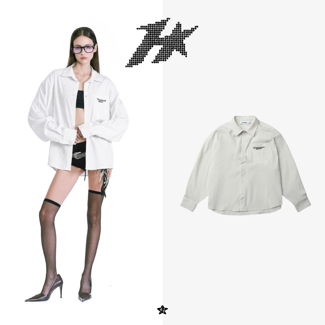 HADES STRIPPED POCKET SHIRT條紋口袋襯衫