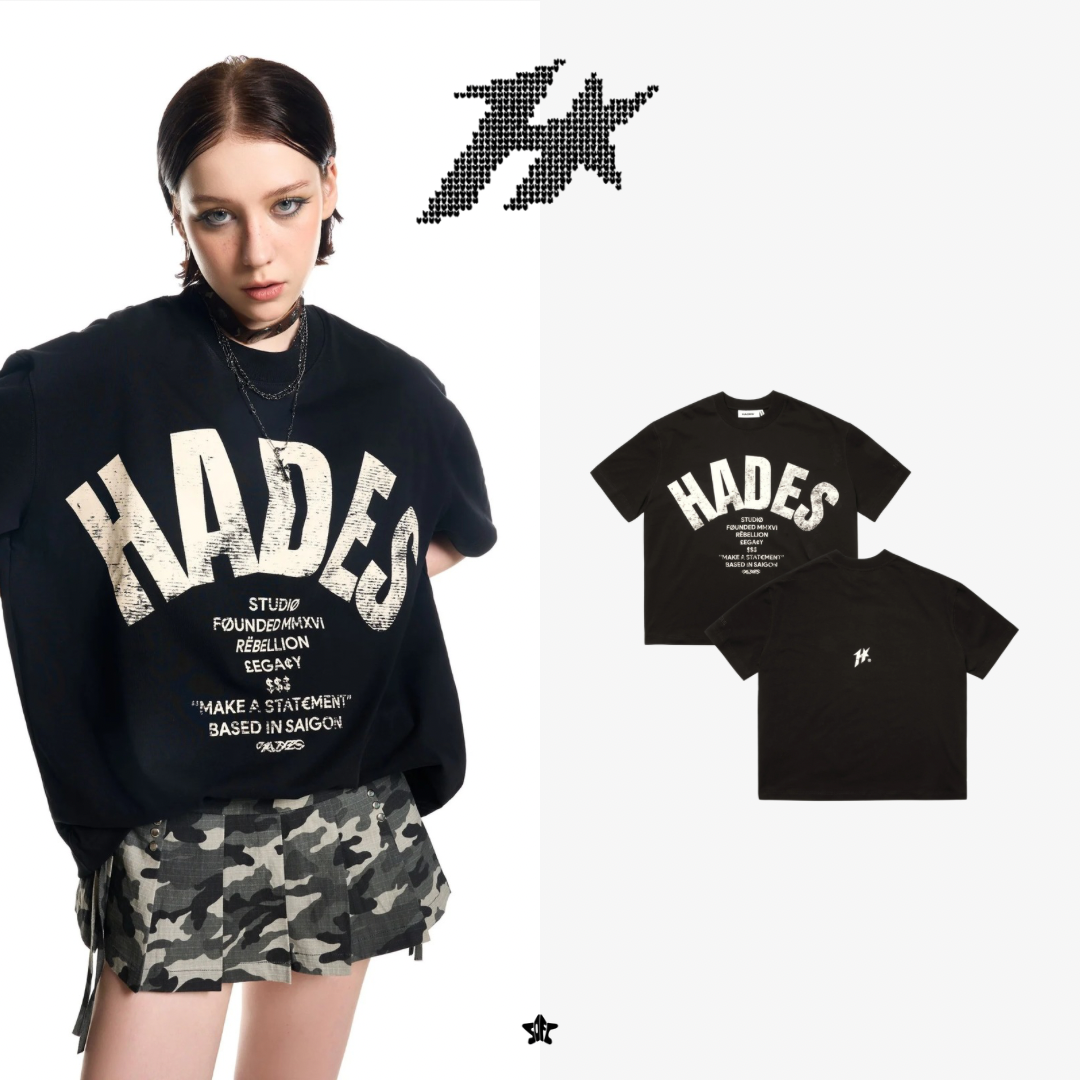 HADES OG TEE經典字標短袖上衣