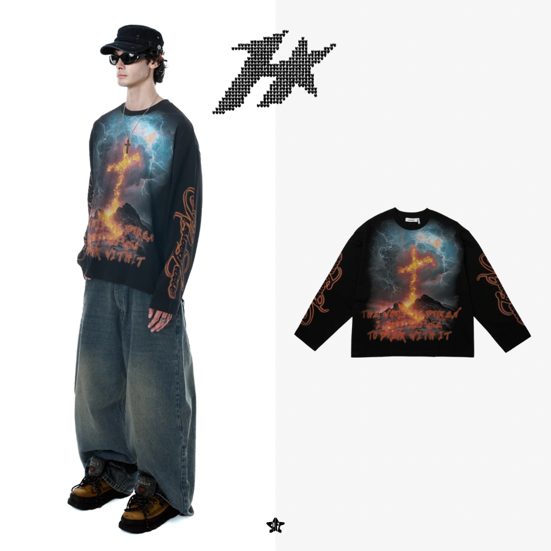 HADES THUNDER CROSS LONGSLEEVE雷霆十字長袖上衣