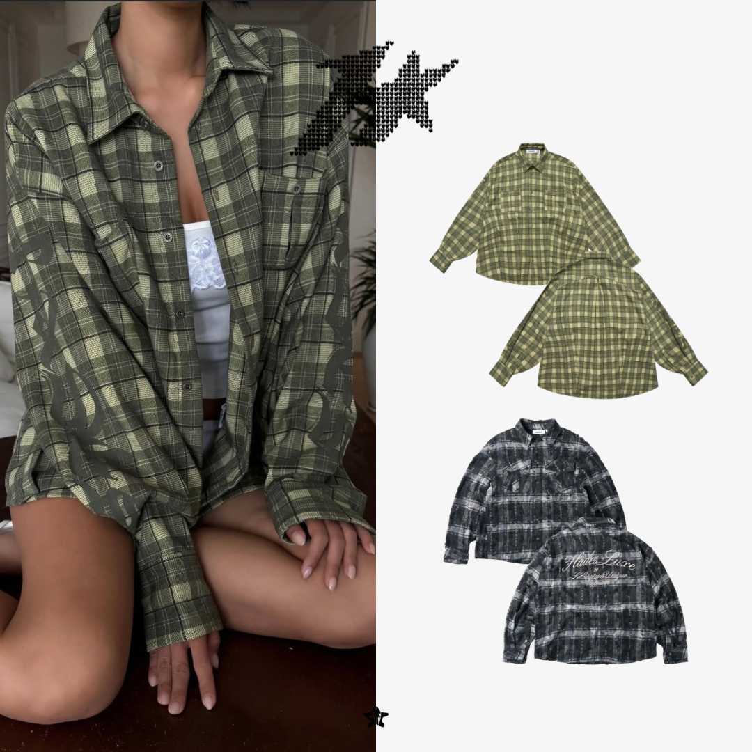 HADES REFINEMENT FLANNEL SHIRT精煉法蘭絨襯衫