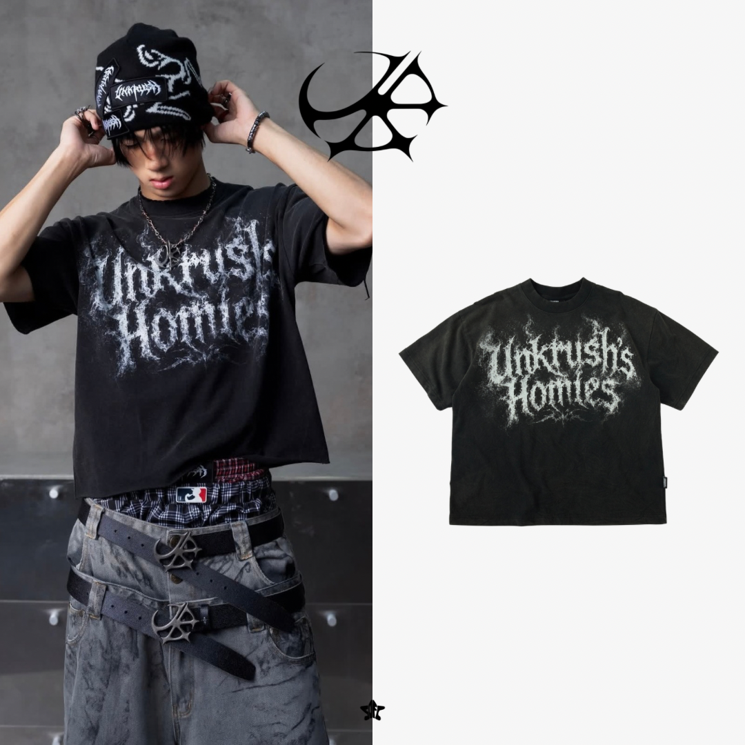 UNKRUSH HOMIES TEE圖騰短袖上衣