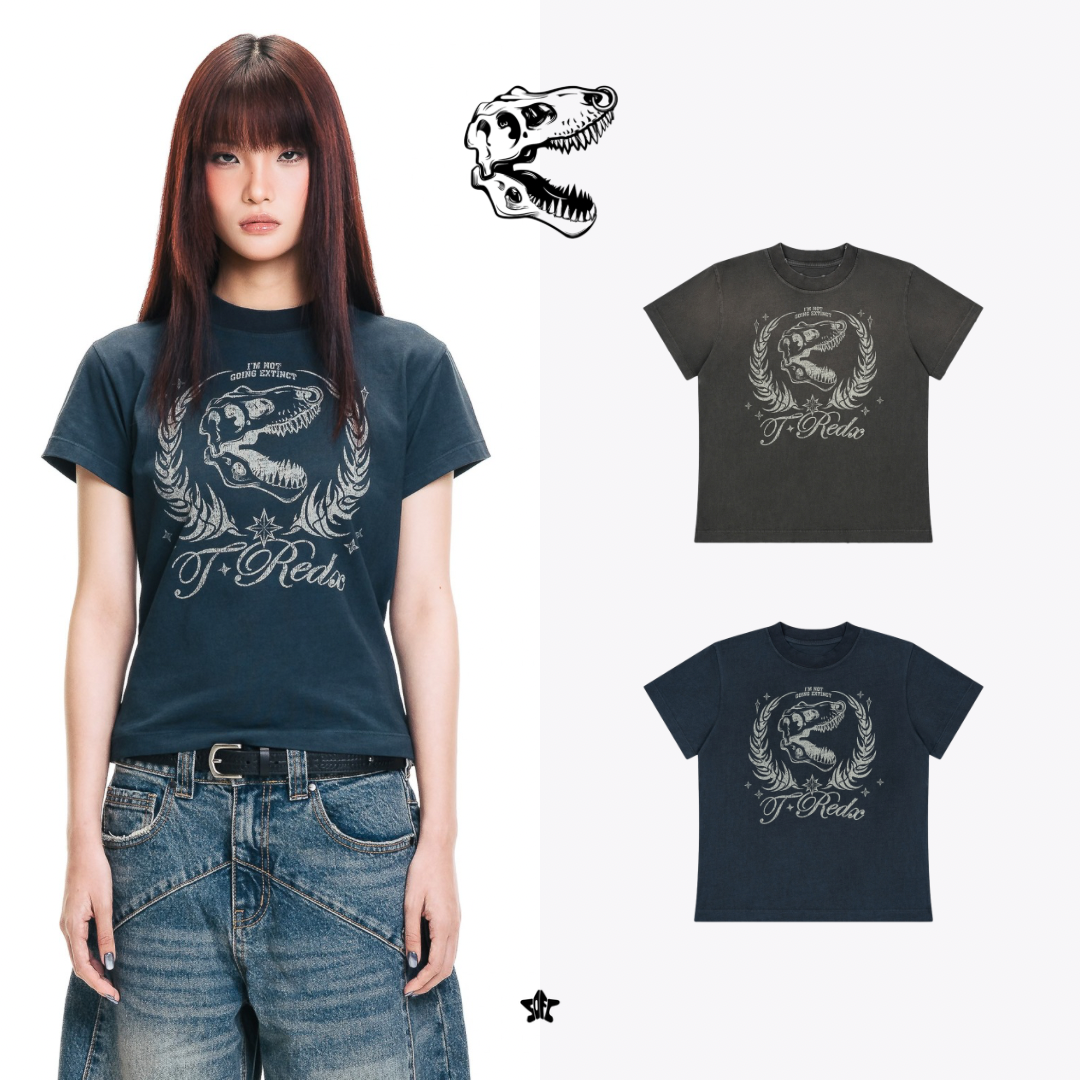T.redx ULNEDX WASH FITTED TEE水洗修身版上衣