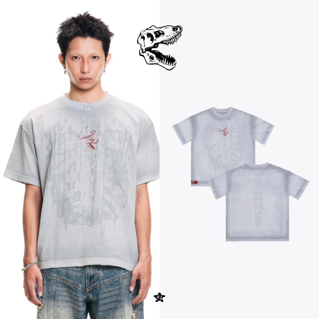T.redx SAFEDX-T PIN WASHED TEE安全別針水洗上衣