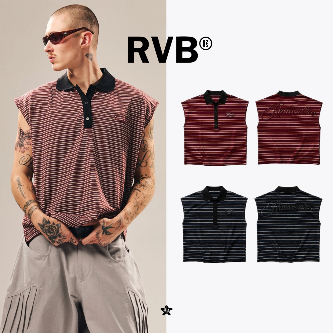 RVB KAIHO DRIFTER Tank Top漂流者條紋POLO背心