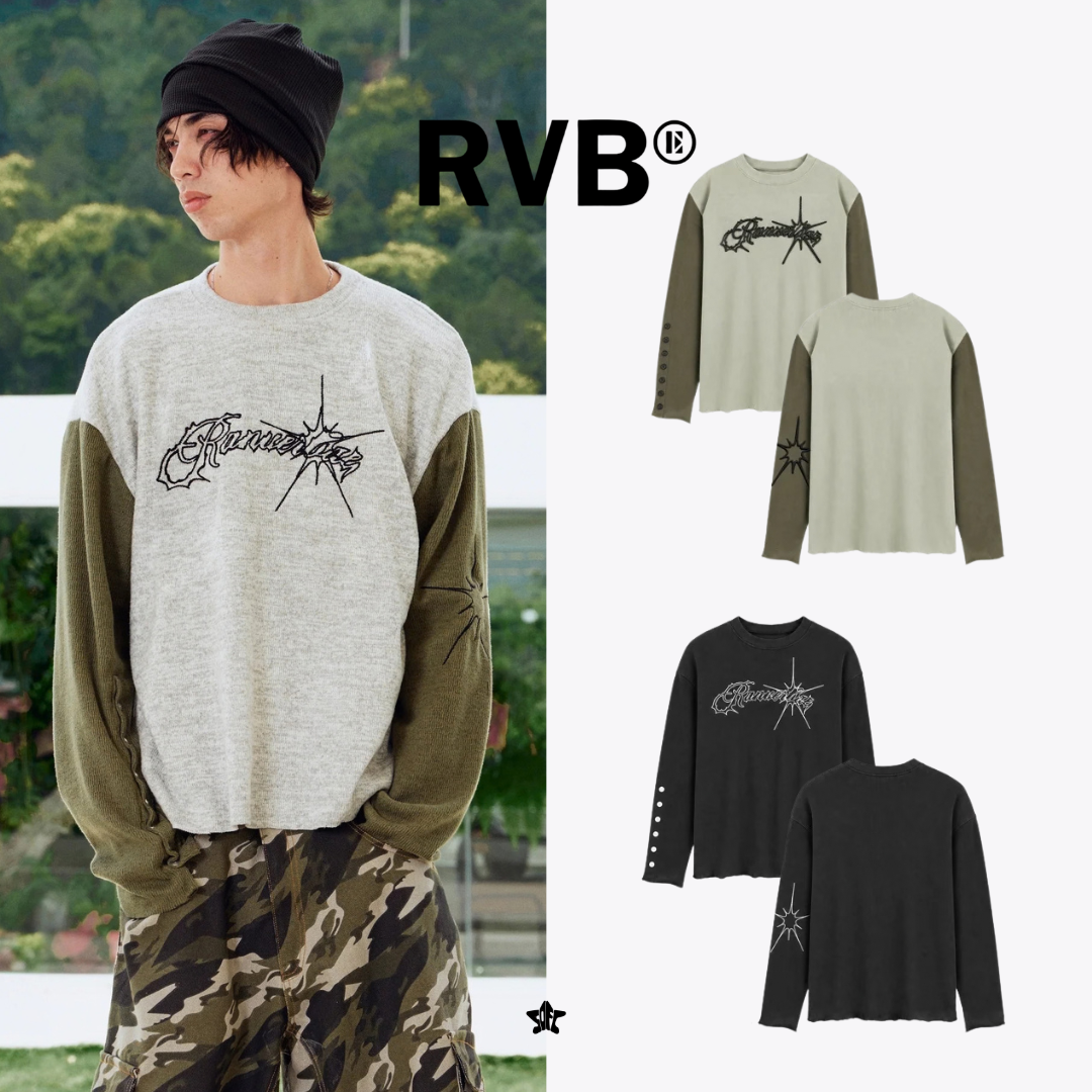 RVB KAIHO ASCENT Sweater攀升星芒刺繡針織衫長袖上衣