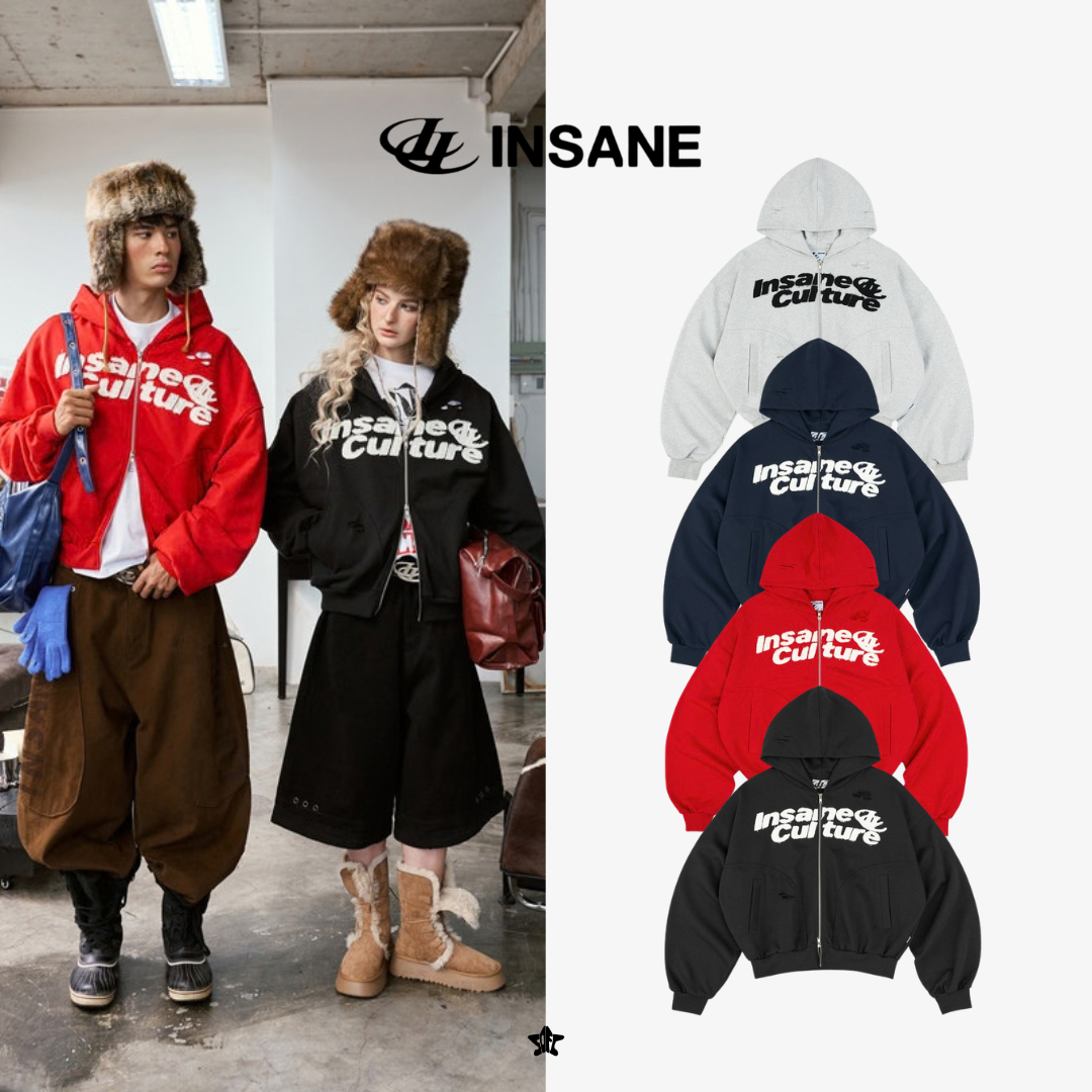 INSANE Static Noise Hoodie Zip靜電雜訊拉鍊連帽外套