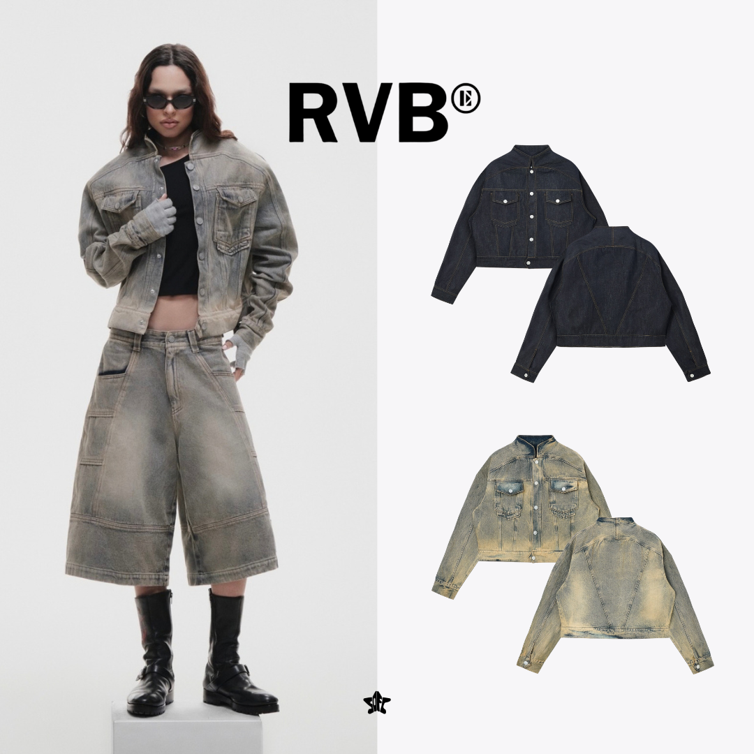 RVB SHINKA CORE DENIM Jacket核心泥染水洗牛仔外套