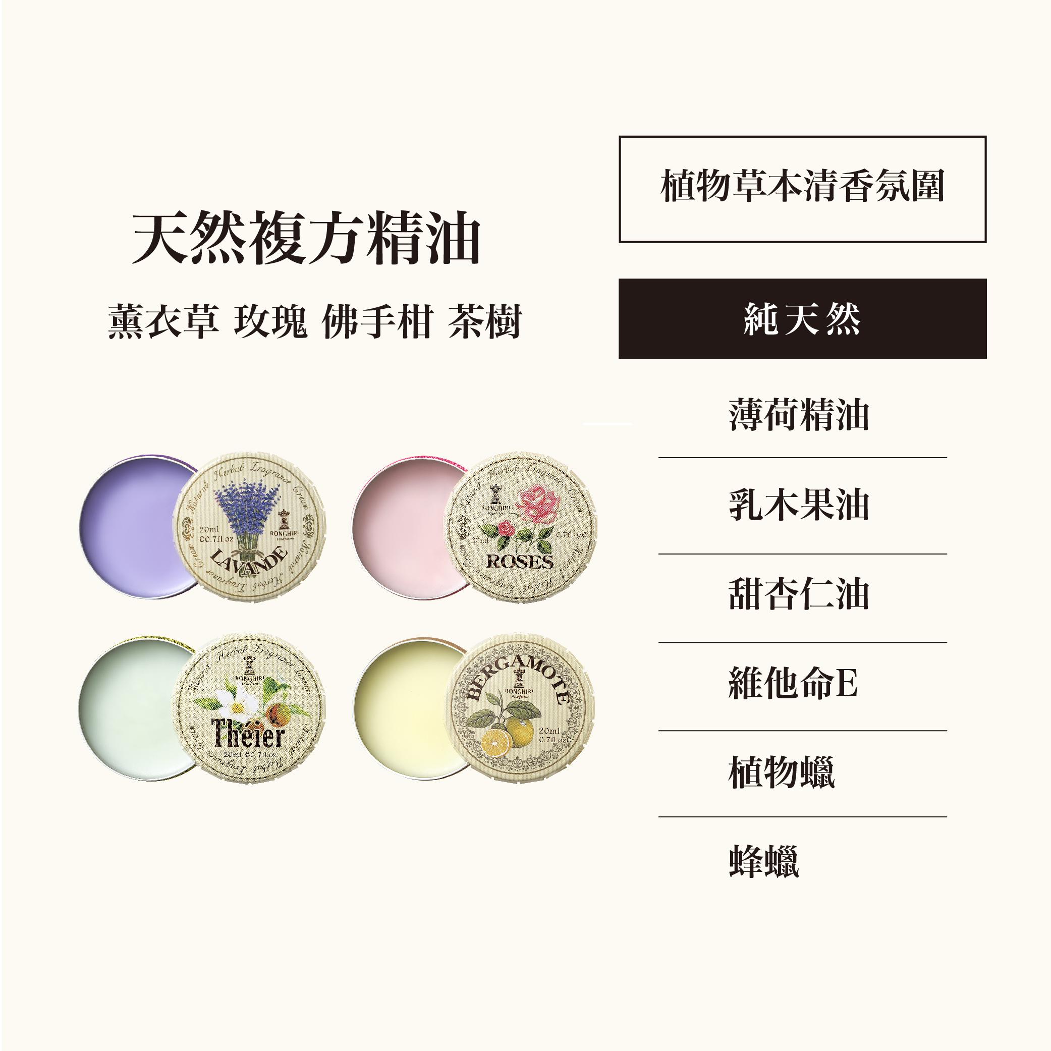 玫瑰 草本複方精油膏 20ml